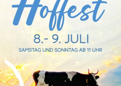 Flyer Hoffest Vorderseite